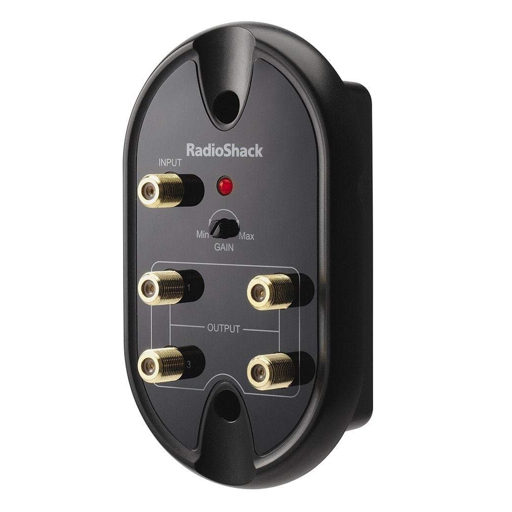 1-IN/4-OUT BIDIRECTIONAL 3GHZ CABLE TV AMPLIFIER