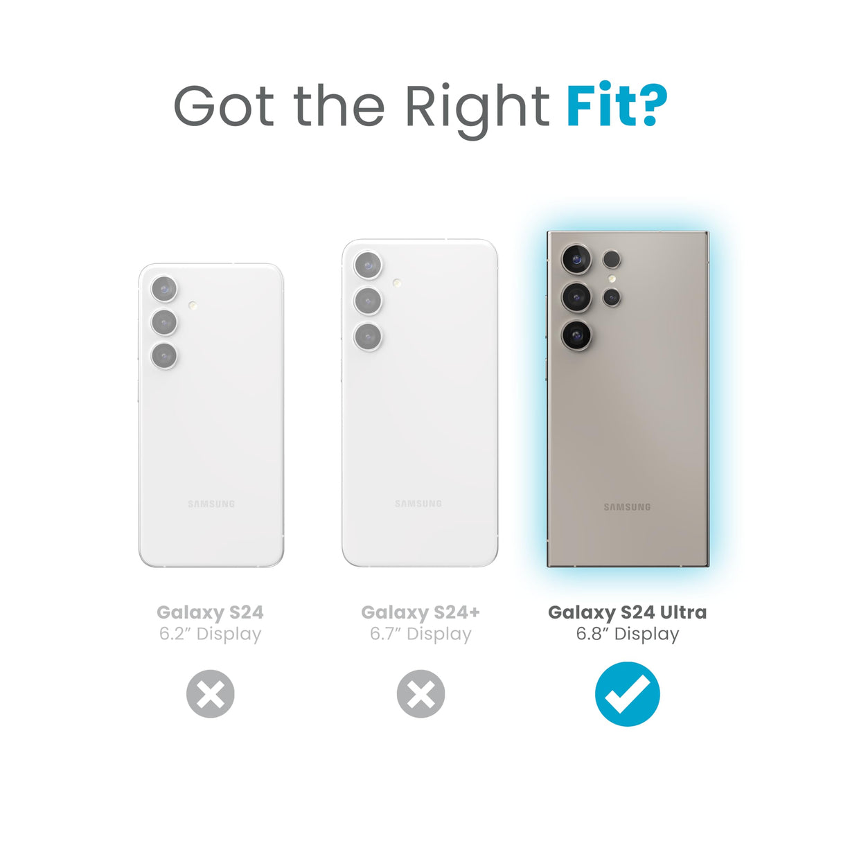 Speck - Presidio2 Grip Case For Samsung Galaxy S24 Ultra - Black