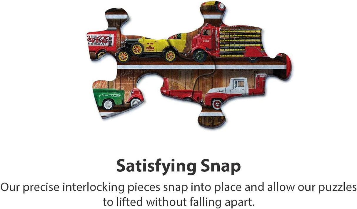 Springbok 1000 Piece Jigsaw Puzzle Coca Cola Cars