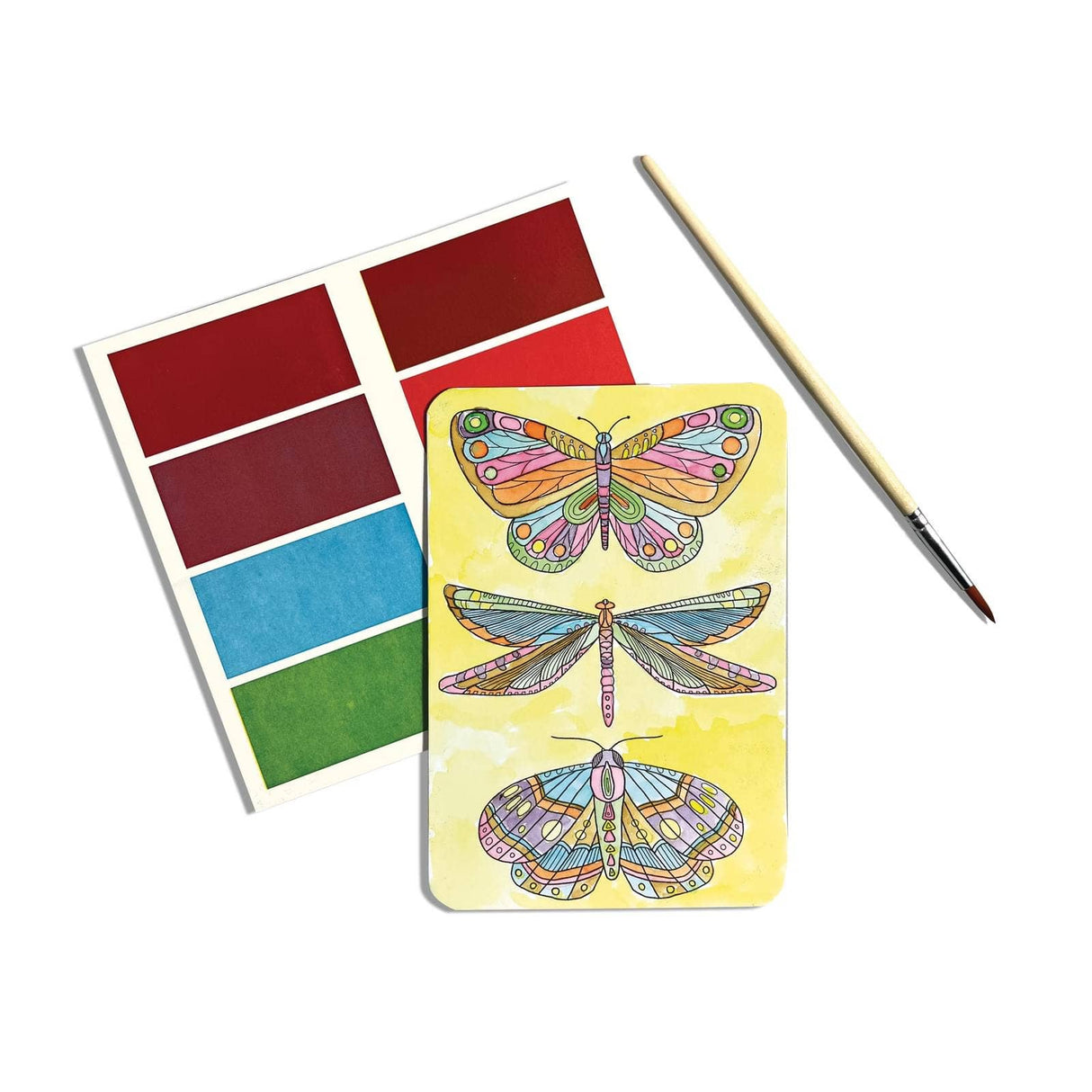 OOLY - Scenic Hues: D.I.Y. Watercolor Art Kit - Forest Adventure (1
