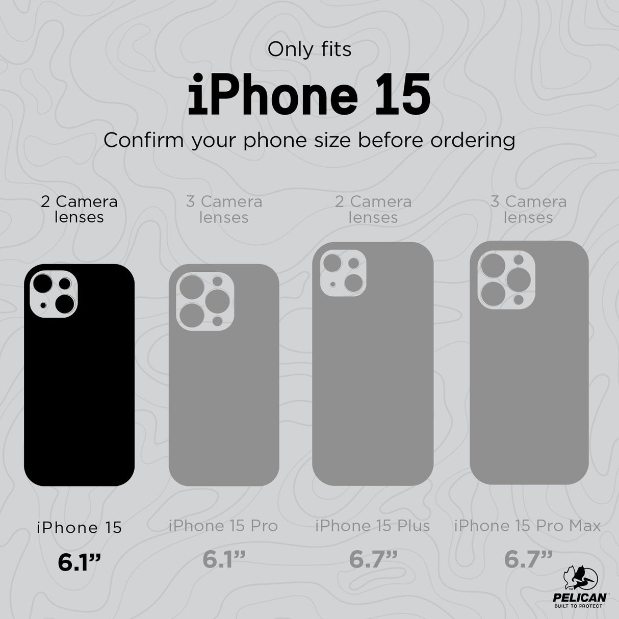 IPHONE 15 PELICAN SHIELD CASE WITH MAGSAFE - KEVLAR