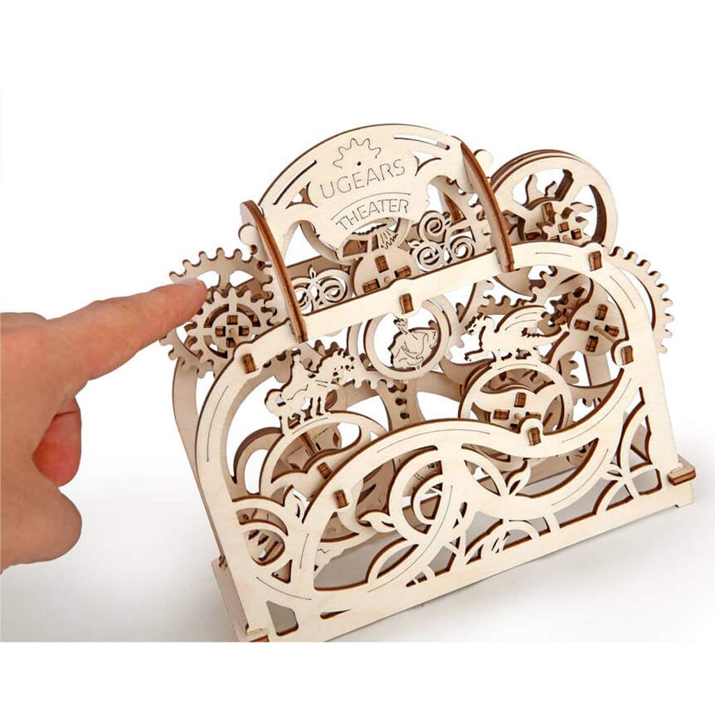 UGEARS - Theater, 3D Wood Mounting Kit Without Glue (Theatre)