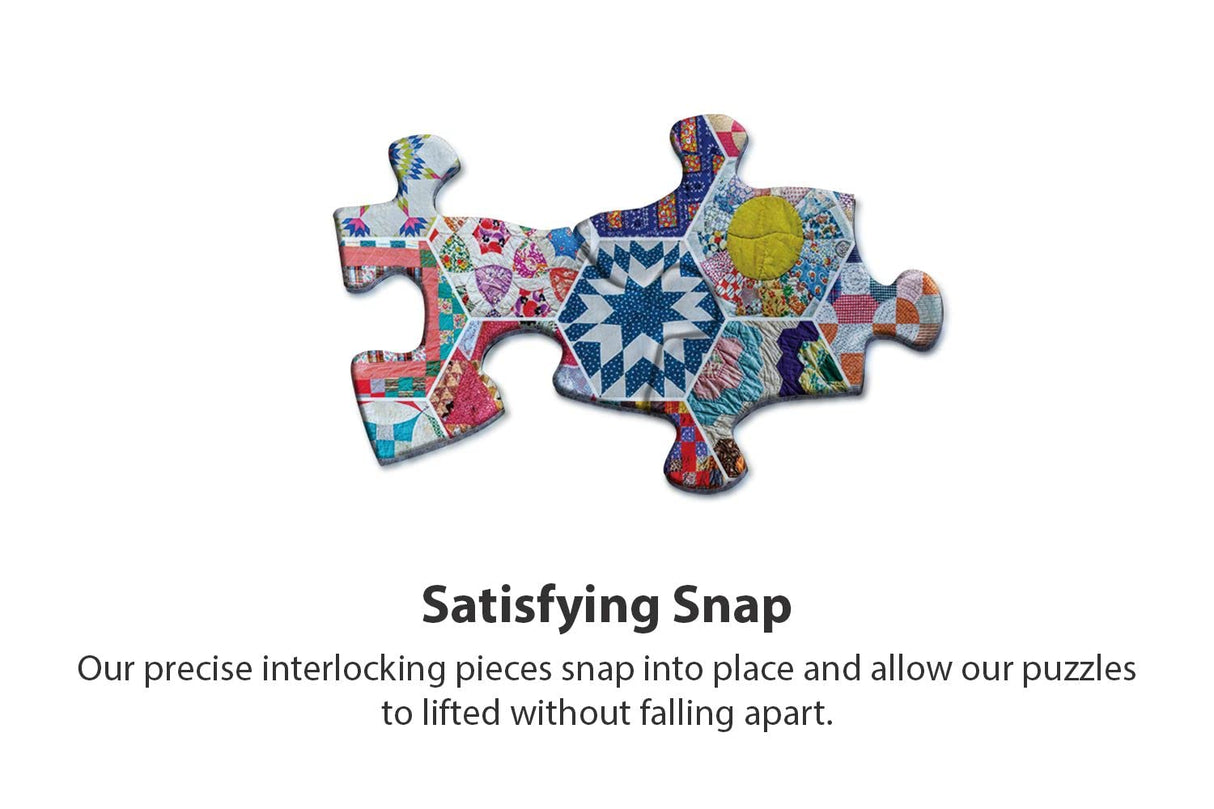 Springbok 500 Piece Jigsaw Puzzle Crazy Quilts