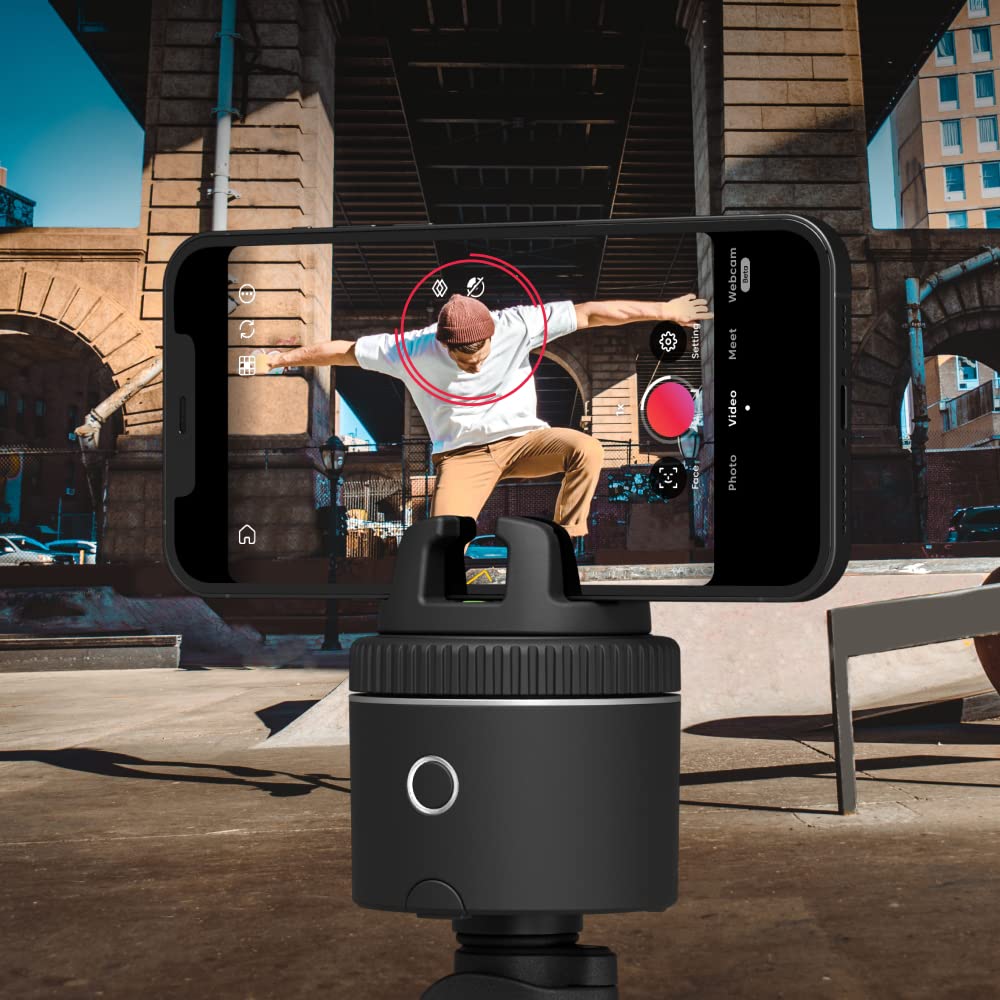 Pivo Pod Auto Face Tracking Phone Holder, 360° Rotation, 6 Speed with Remote Control