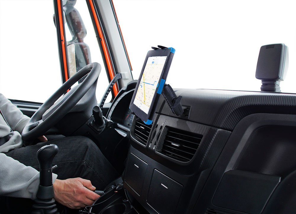 ARKON Mounts - Heavy Duty Drill Base Tablet Mount | Fits iPad and Samsung Tablets