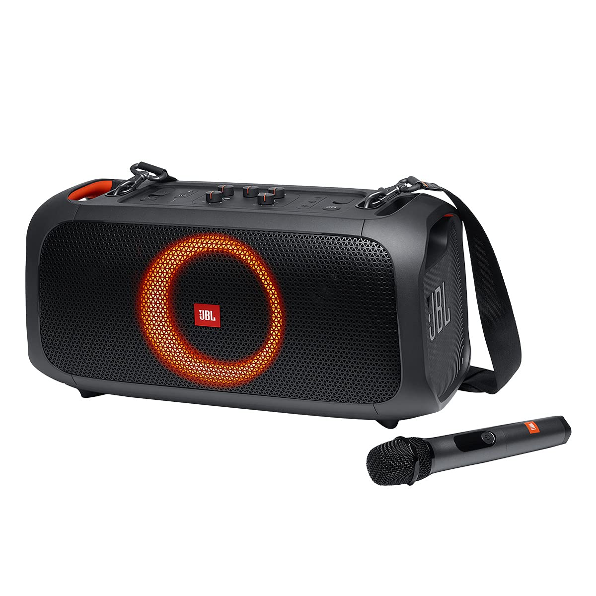 JBL - PARTY BOX ON THE GO BLUETOOTH SPEAKER - BLACK