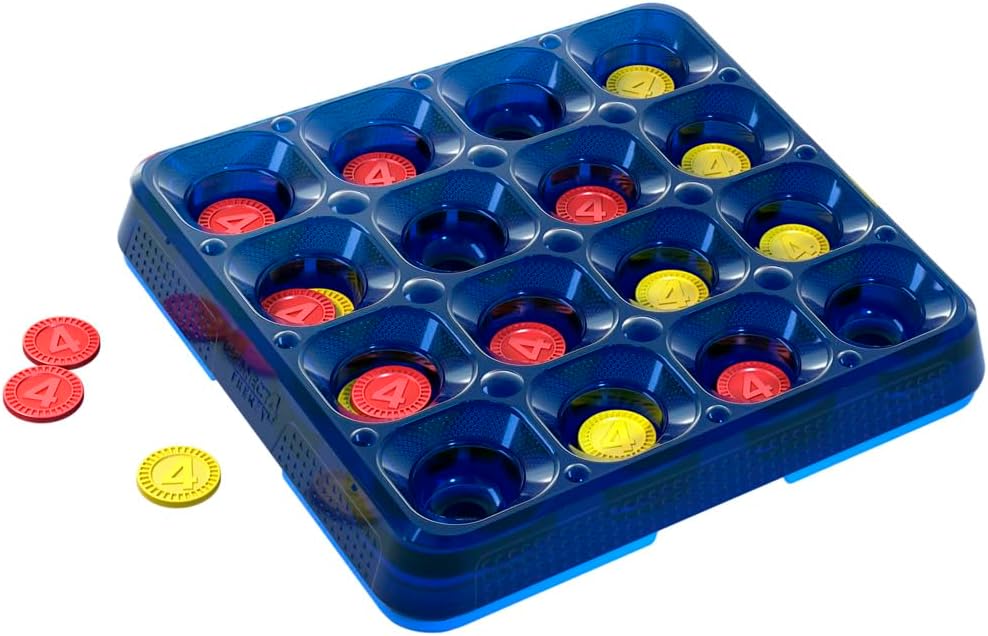 Connect 4 Frenzy game grid with red and yellow discs
