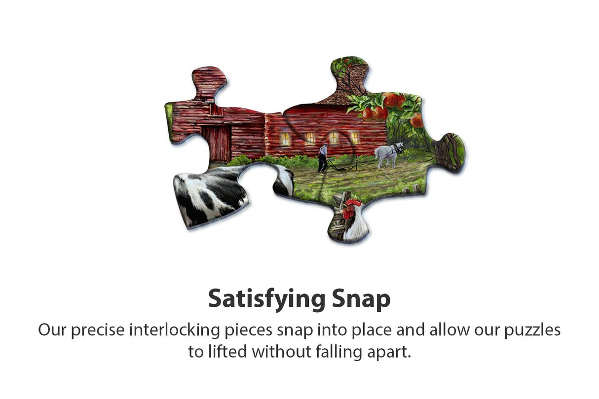 Springbok 500 Piece Jigsaw Puzzle Barnyard Animals