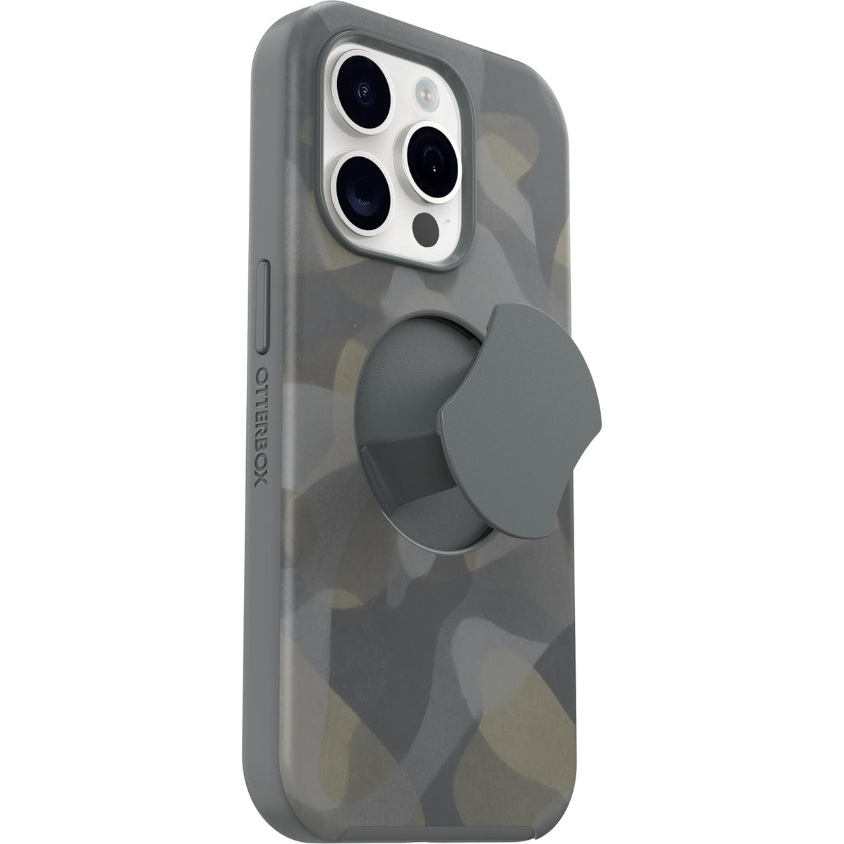 Otterbox - Ottergrip Symmetry Graphics Case For Apple Iphone 15 Pro - Iron Camo
