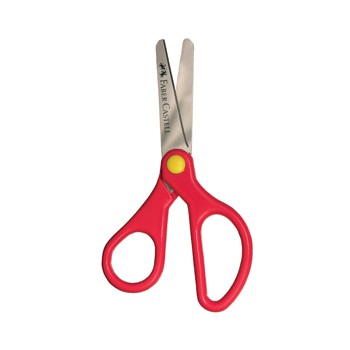 Creativity for Kids Faber-Castell Child Safe Scissors - Safety Scissors for Kids, Red