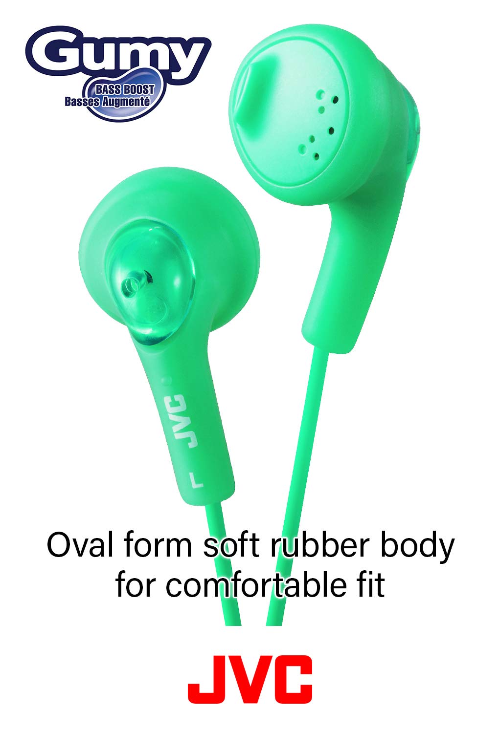 JVC HAF160V Gumy Ear Bud Headphone Violet