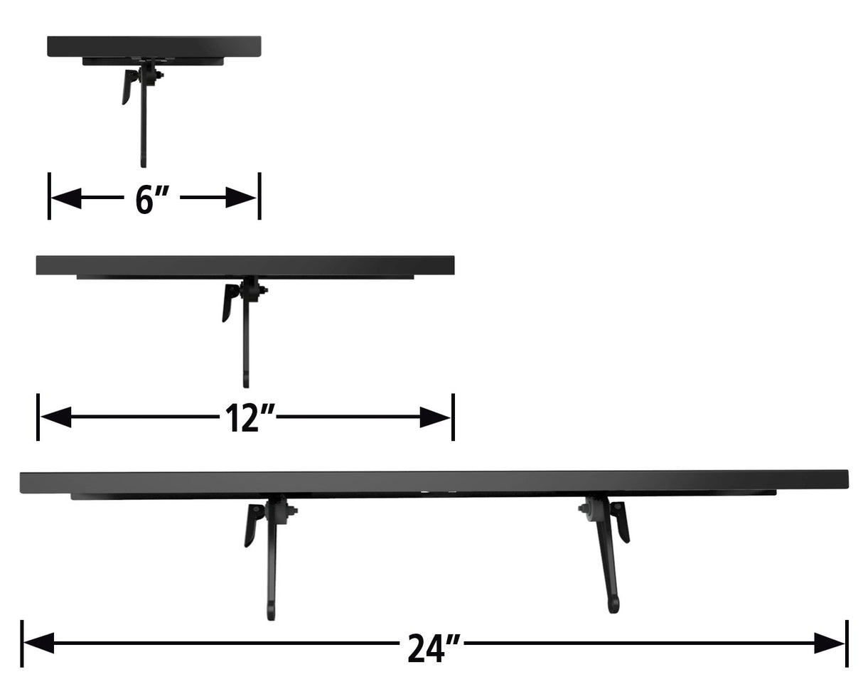 Stanley ATS-124 TV Top Shelf-Large Size, 24-Inch Width