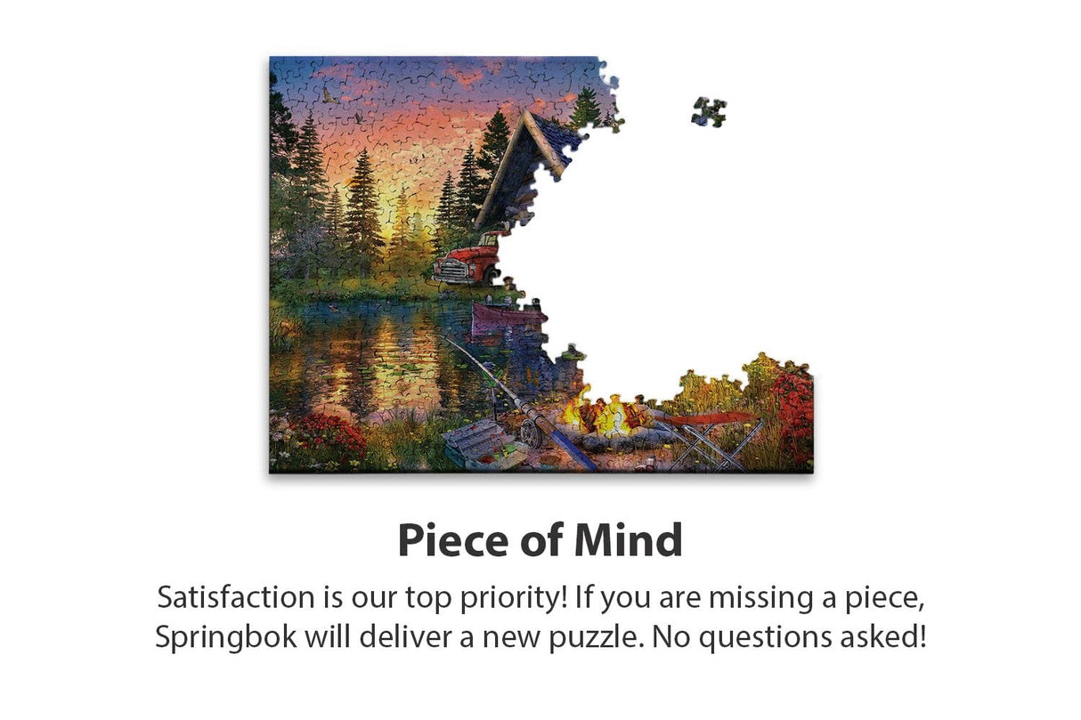 Springbok Sun Kissed Cabin 500 Piece Jigsaw Puzzle