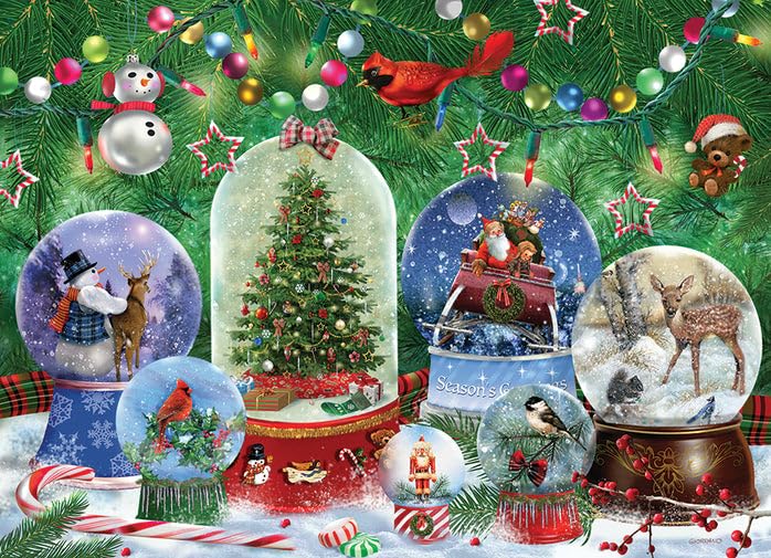 Cobble Hill Snow Globes - 500 Piece Puzzle