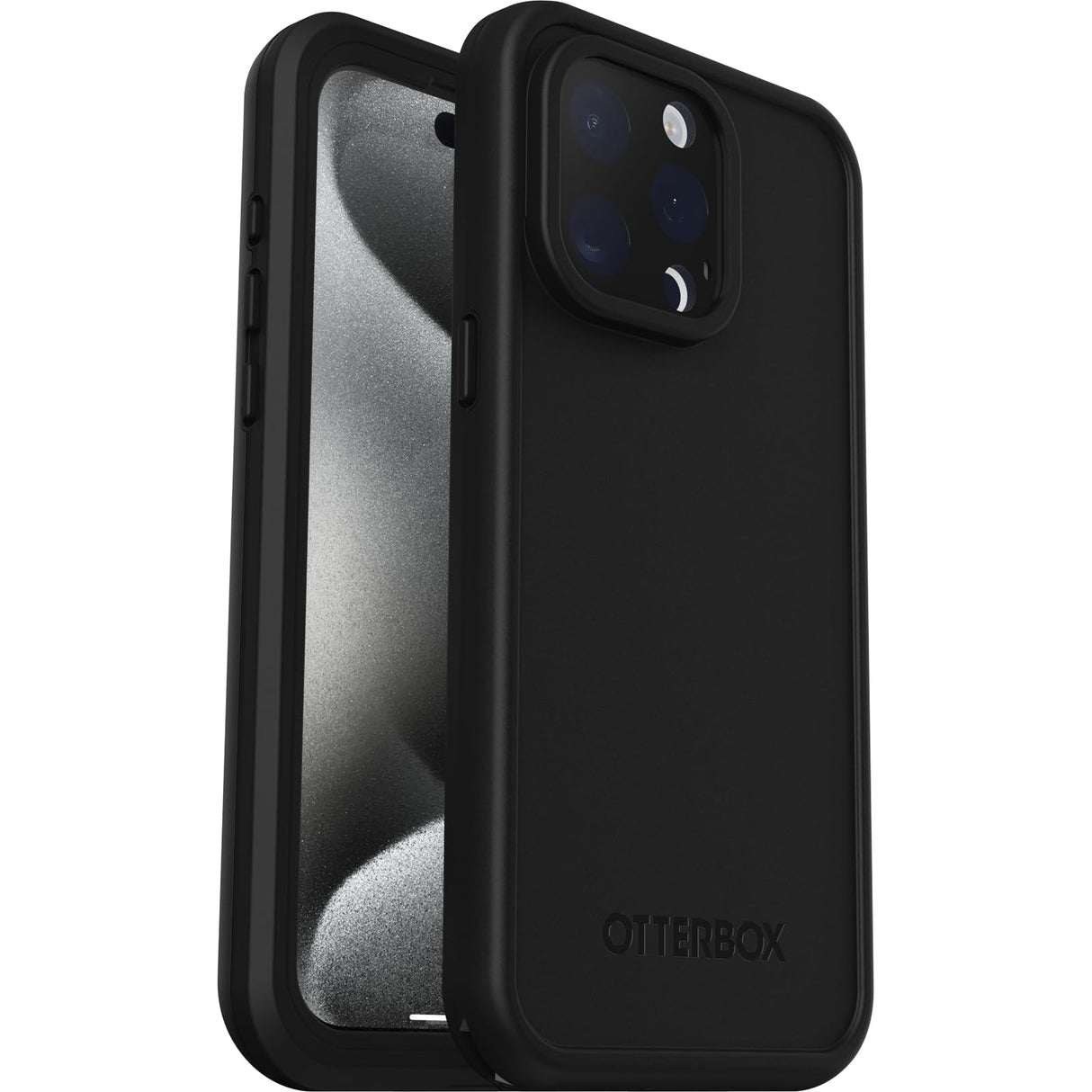 Otterbox - Fre Magsafe Case For Apple Iphone 15 Pro Max - Black