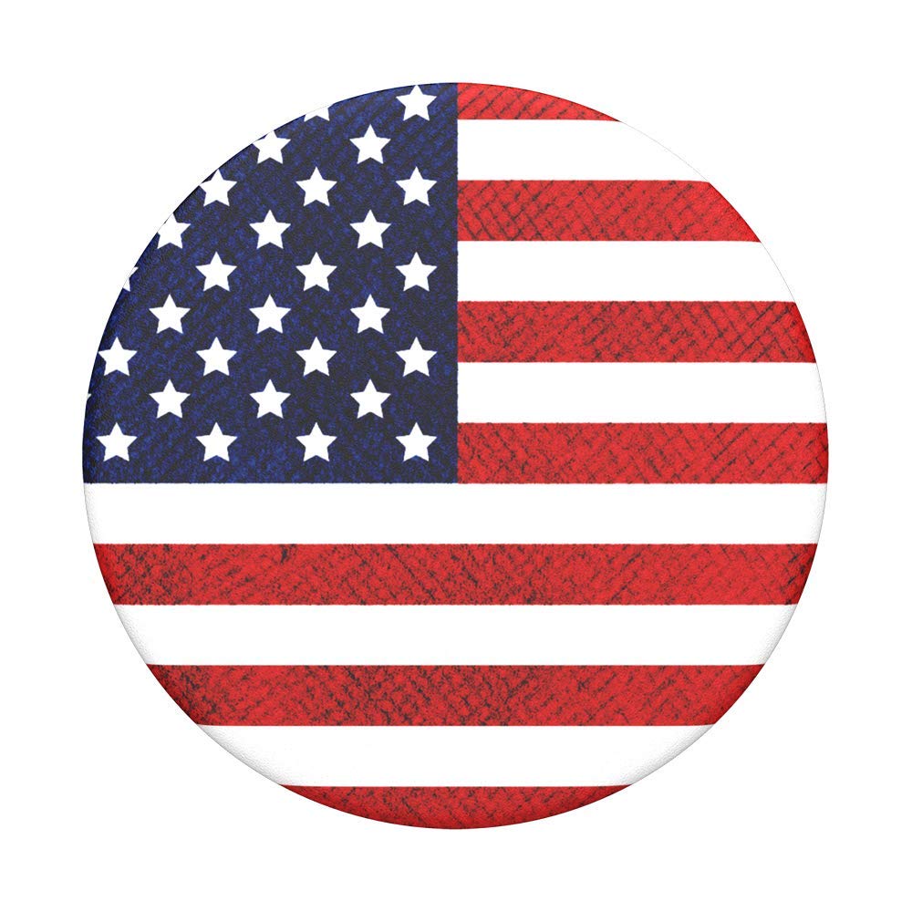 PopSockets Phone Grip with Expanding Kickstand, USA PopGrip - American Flag