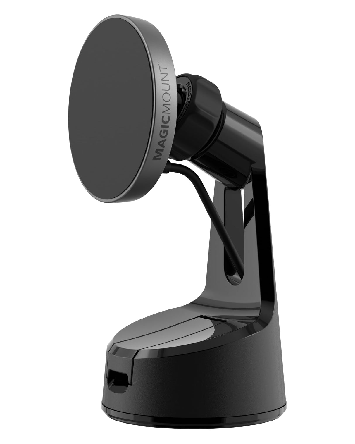 Scosche MPQMRWD-SP MagicMount Charge Pro Qi2 MagSafe Car Mount Charger, 15W Fast Magnetic Wireless Charging Phone Holder for Dashboard/Windshield Compatible with iPhone 16/15/14/13/12 Pro, Pro Max