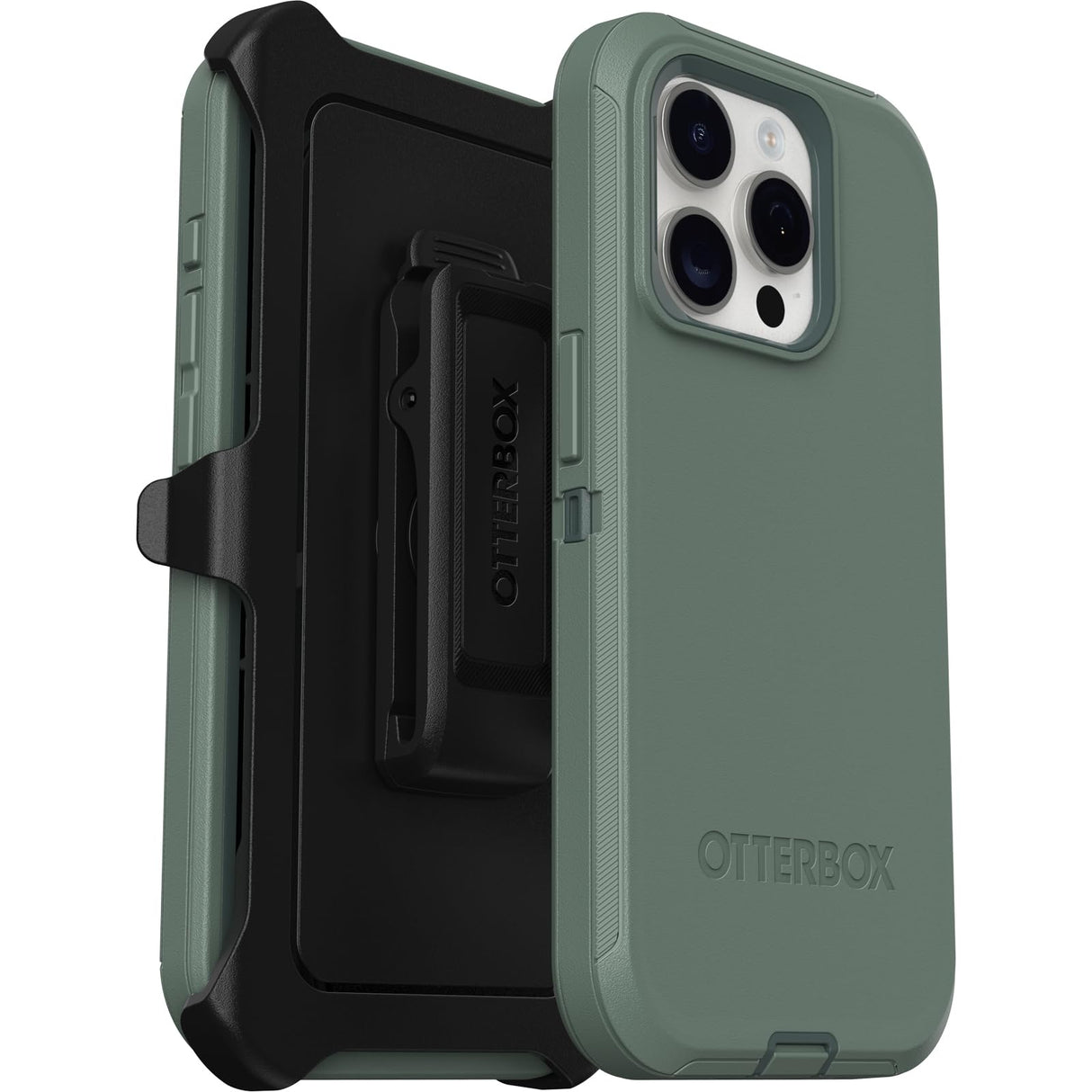 Otterbox - Defender Case For Apple Iphone 15 Pro - Forest Ranger