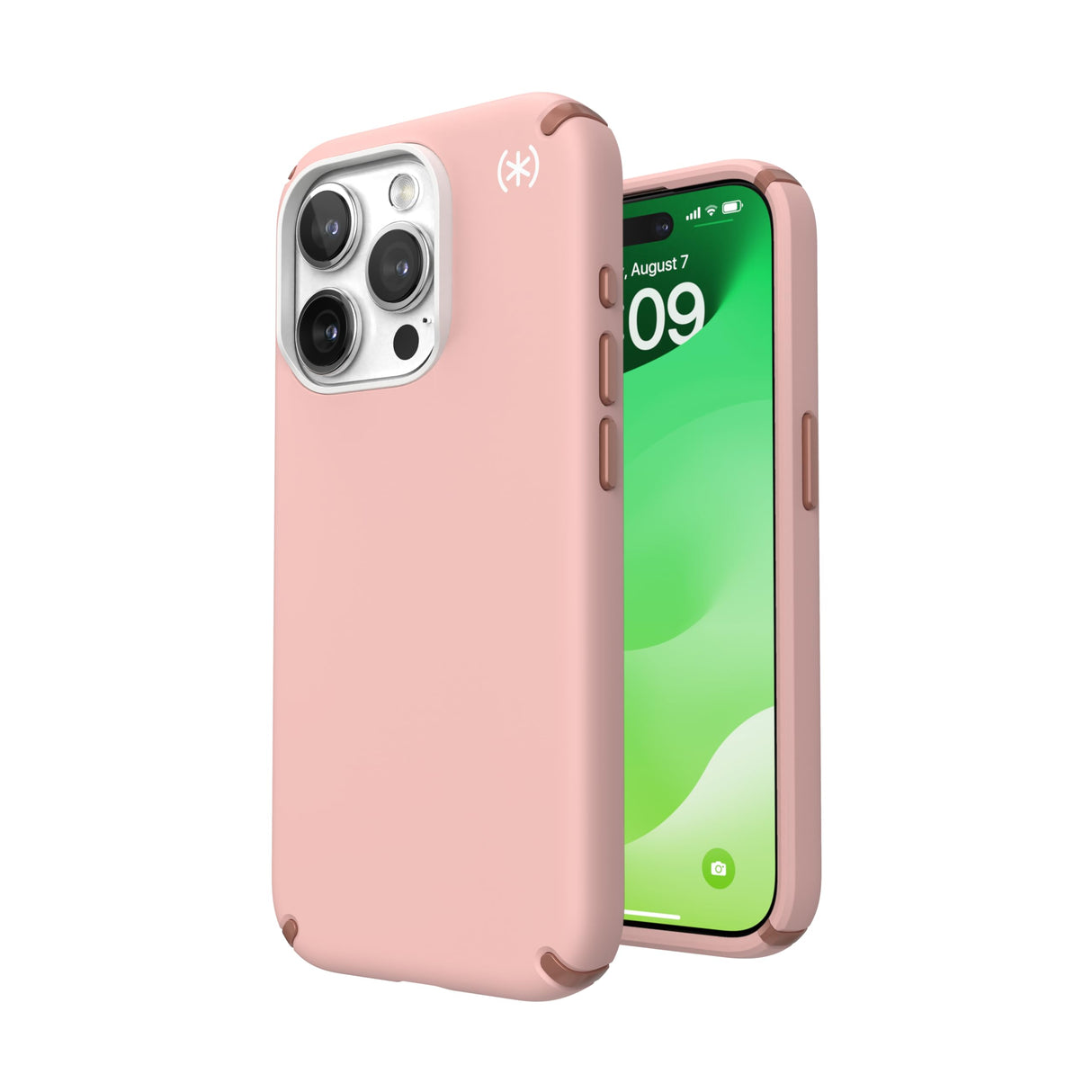 Speck - Presidio2 Pro Case For Apple Iphone 15 Pro - Dahlia Pink