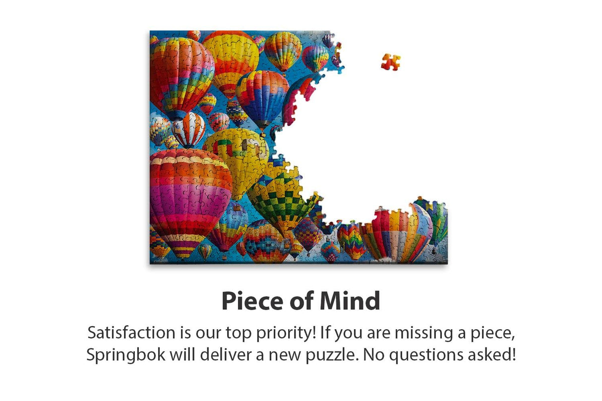 Springbok 1000 Piece Jigsaw Puzzle Balloon Fest