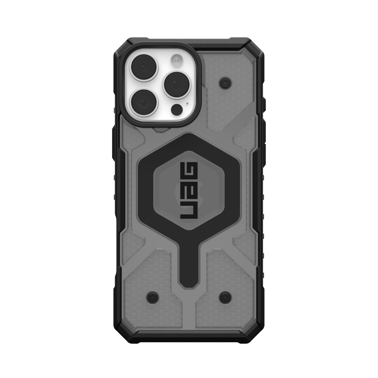Urban Armor Gear (uag) - Pathfinder Clear Magsafe Case For Apple Iphone 16 Pro Max - Ash