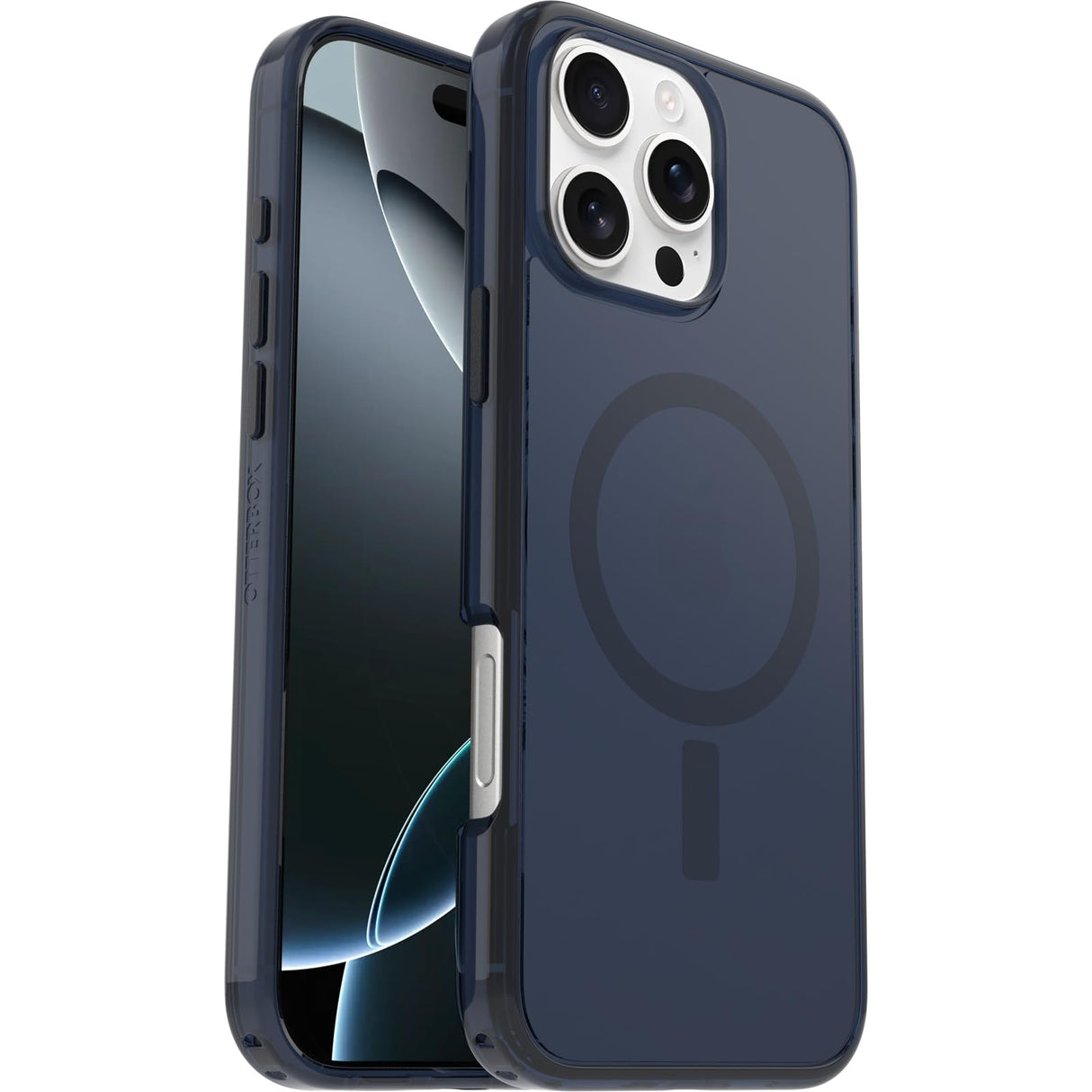 Otterbox - Symmetry Clear Magsafe Case For Apple Iphone 16 Pro Max - Blue Bear