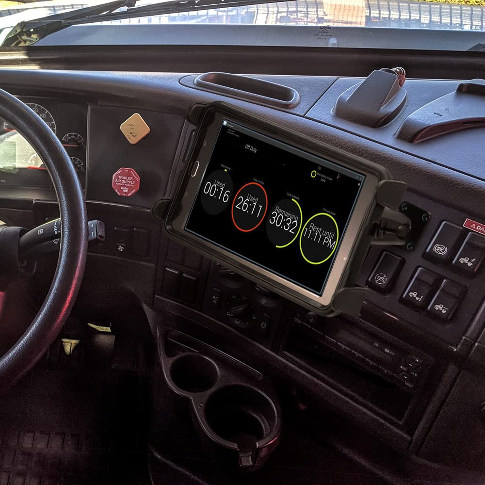 ARKON Mounts - Heavy Duty Drill Base Tablet Mount | Fits iPad and Samsung Tablets