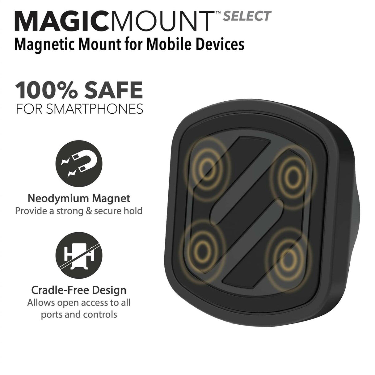 SCOSCHE MAGIC MOUNT SELECT MAGNETIC DASH MOUNT