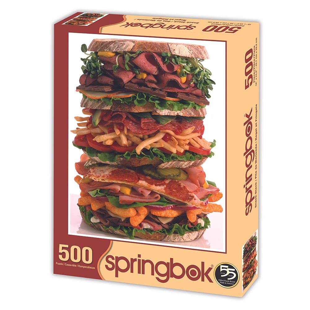 Springbok Snack Stack 500 Piece Jigsaw Puzzle