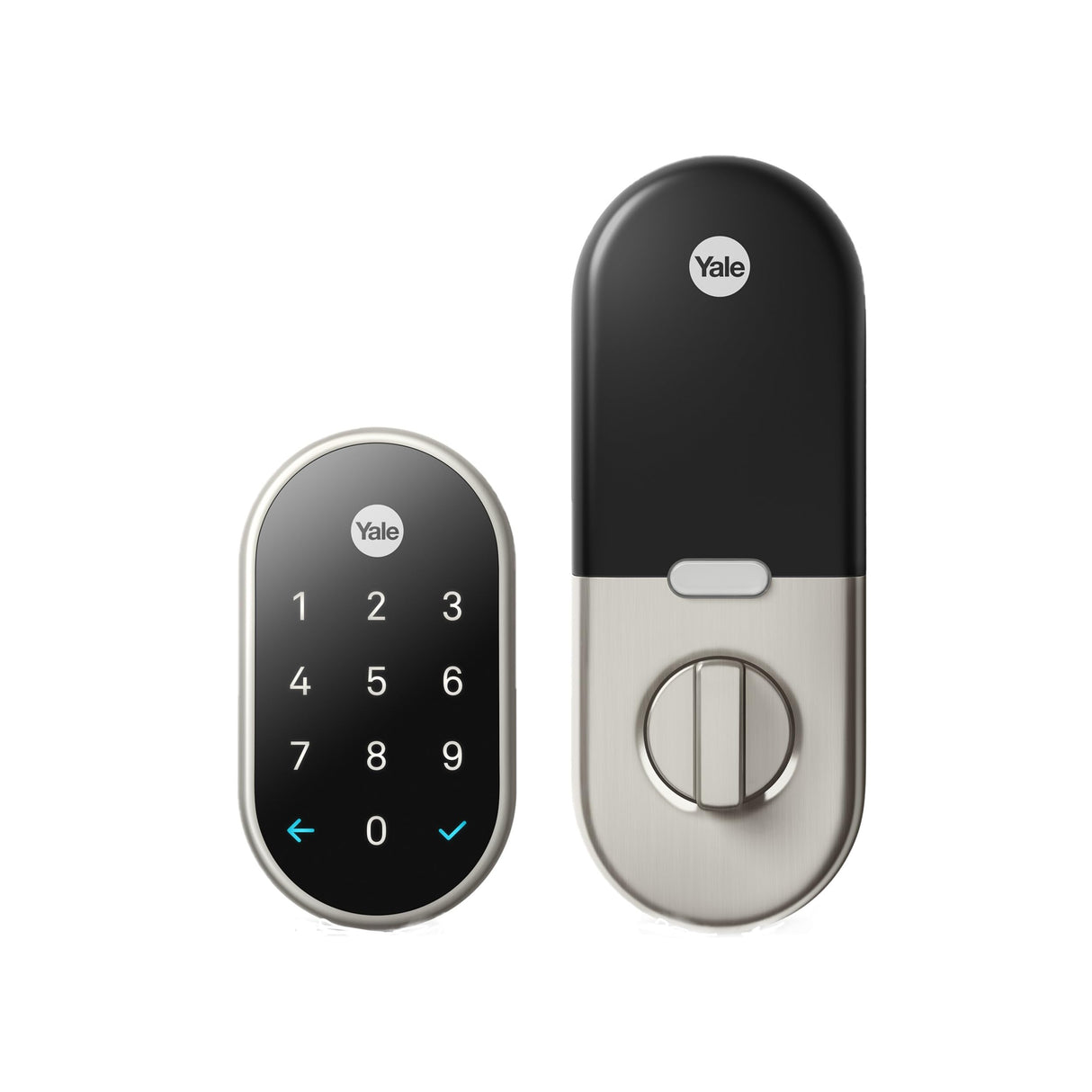 NEST X YALE - SMART LOCK WITH NEST CONNECT - SATIN NICKEL