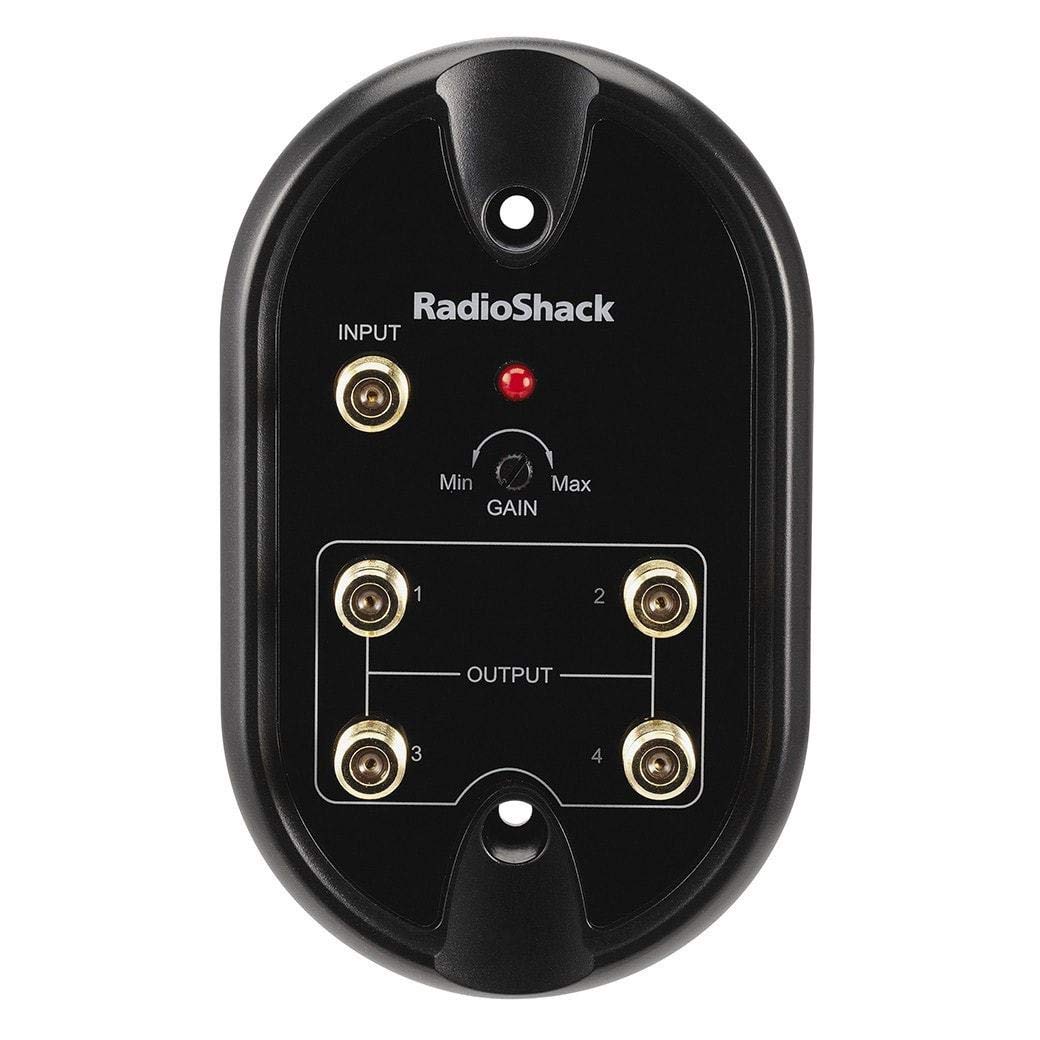 1-IN/4-OUT BIDIRECTIONAL 3GHZ CABLE TV AMPLIFIER