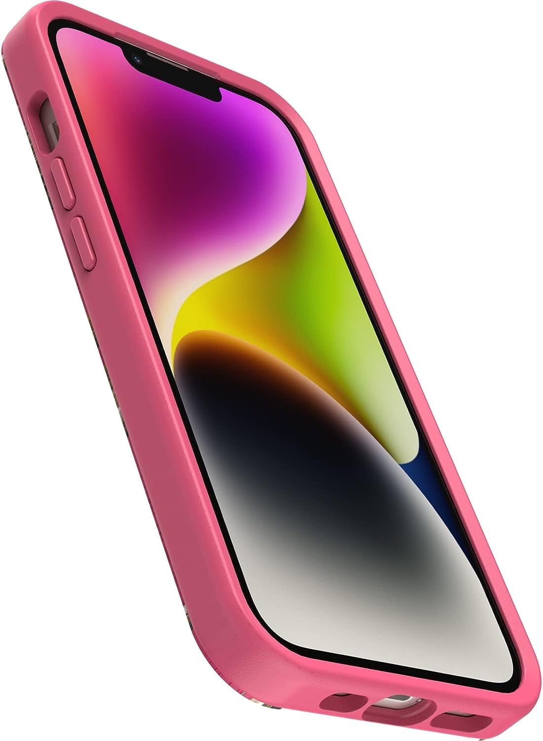 Otterbox - Symmetry Plus Graphics Case For Apple Iphone 14 / 13 - REALTREE Flamingo Pink