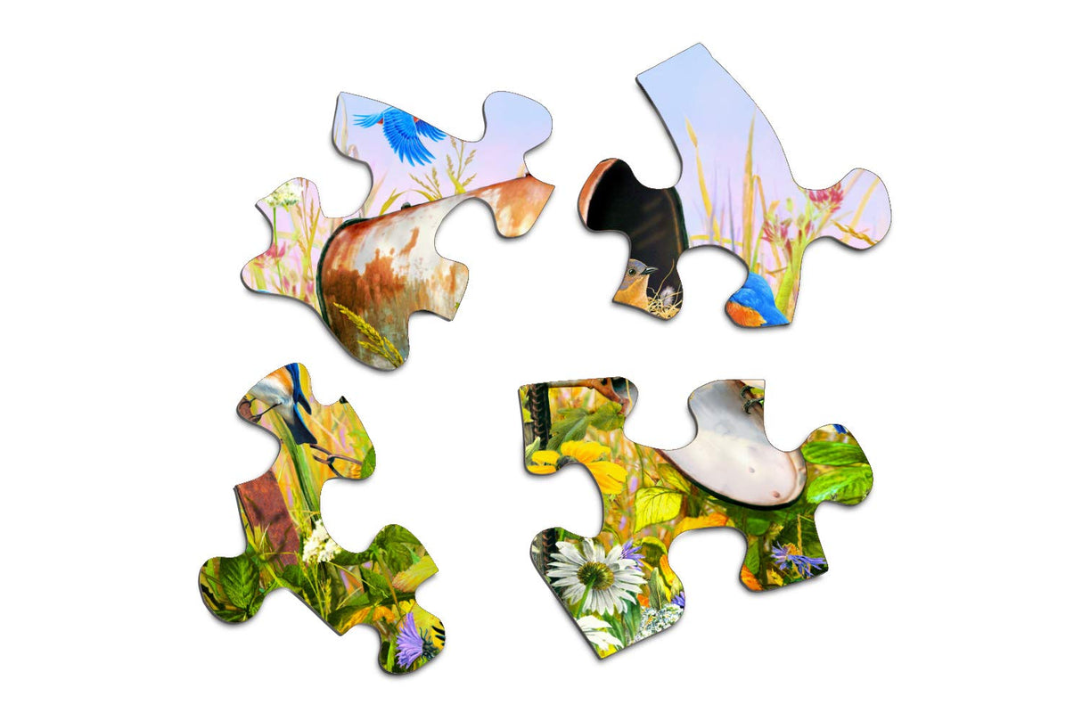 Springbok 500 Piece Jigsaw Puzzle Blue Birds