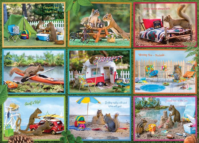 Cobble Hill Squirrels on Vacation | 1000 Piece