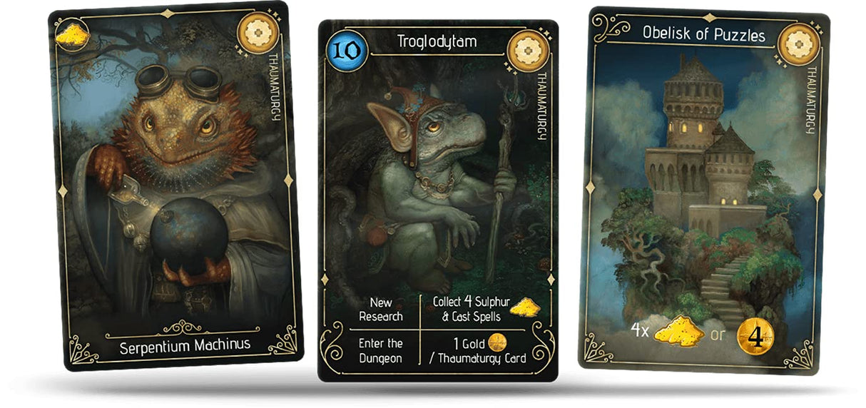 Forbidden Games | Lizard Wizard – Fantasy Strategy Game of Spellcasting, Potions, and Mystical Creatures, Ages 10+, 2-6 Players, Family Game Night Essential
