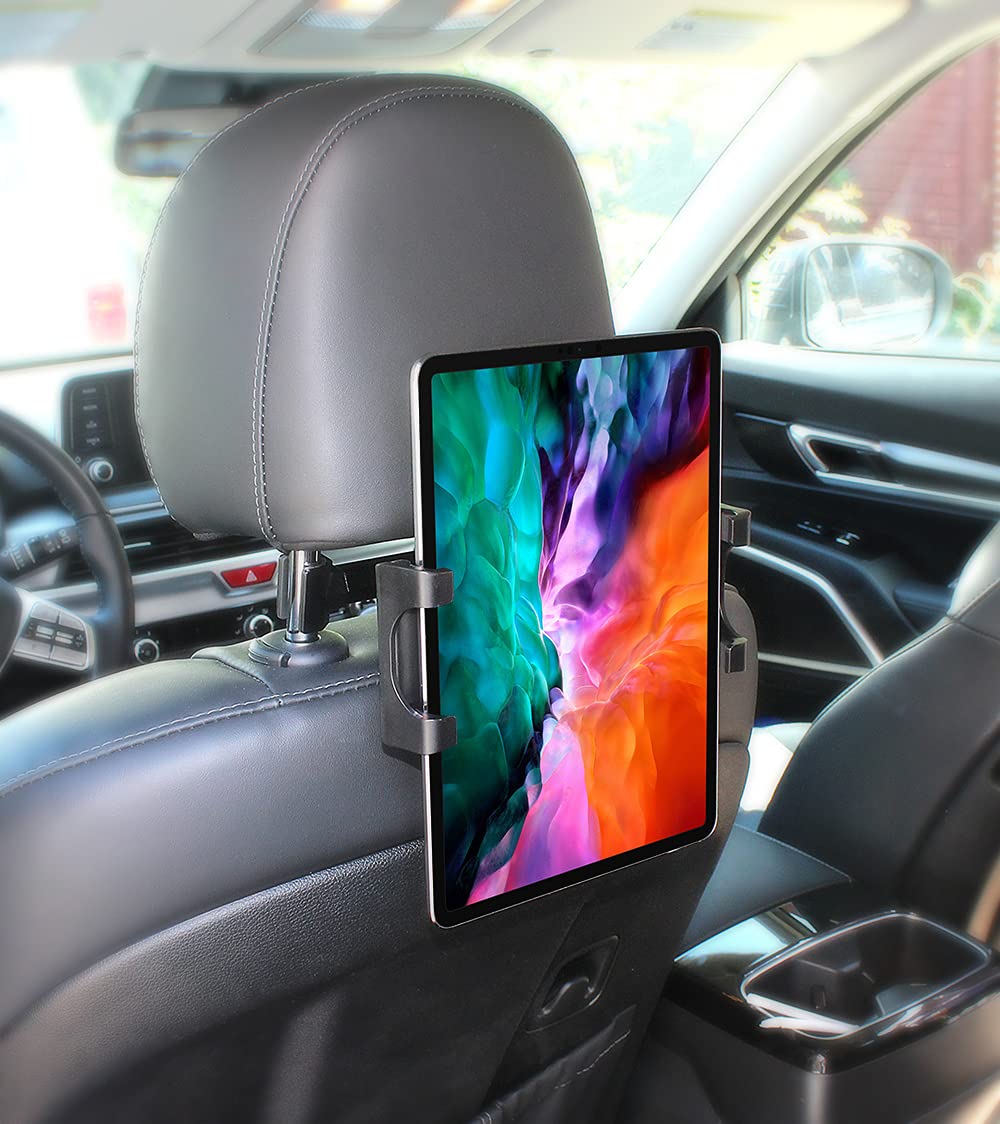 POWERPEAK PROMOUNT CAR HEADREST FOR TABLETS {5.25" TO 12" IN