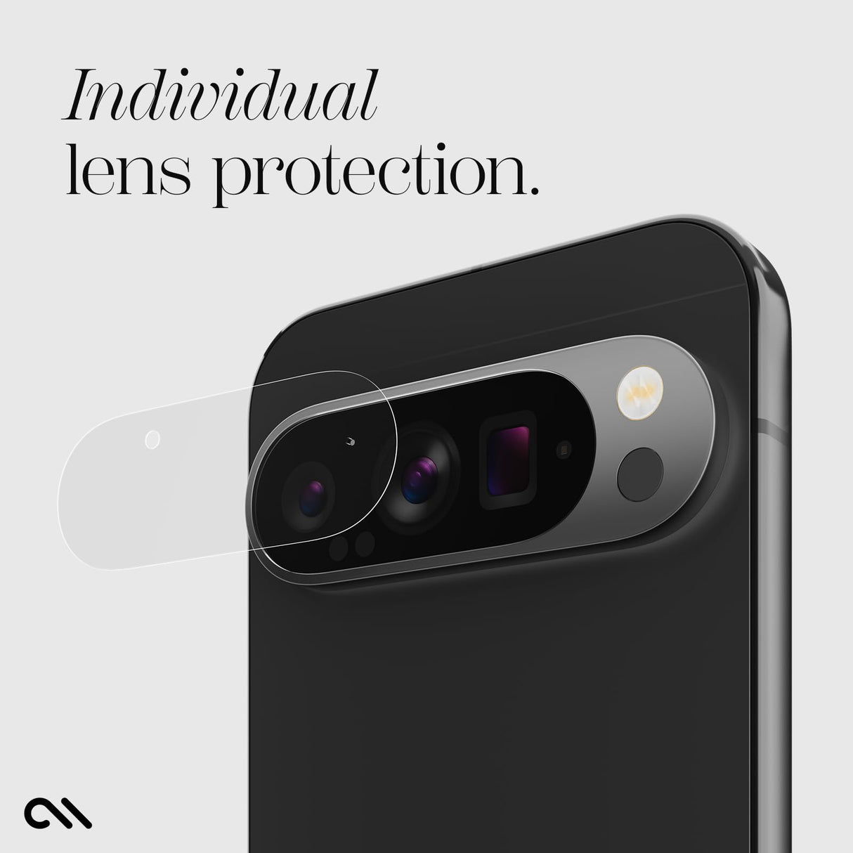 Case-Mate - Camera Lens Glass Protector for Google Pixel 9 Pro - Clear