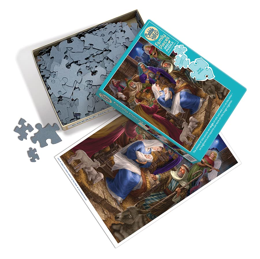 Cobble Hill Holy Night - 350 Piece Family Puzzle