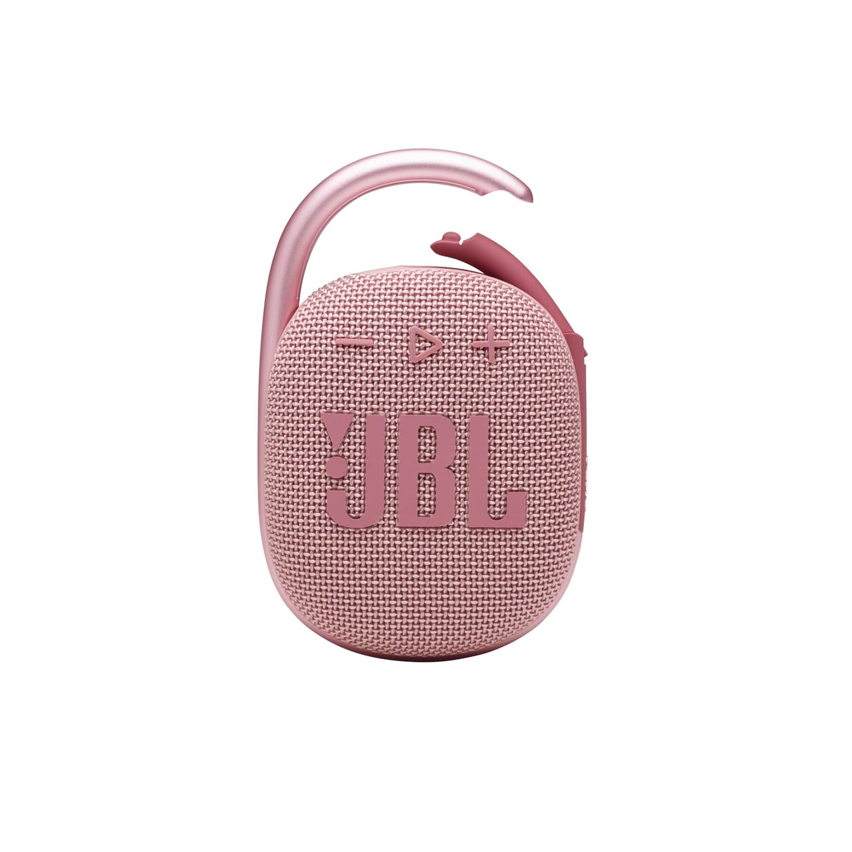JBL Clip 4 - Portable Mini Bluetooth Speaker, big audio and punchy bass, integrated carabiner, IP67 waterproof and dustproof, 10 hours of playtime, speaker for home, outdoor and travel (Pink)