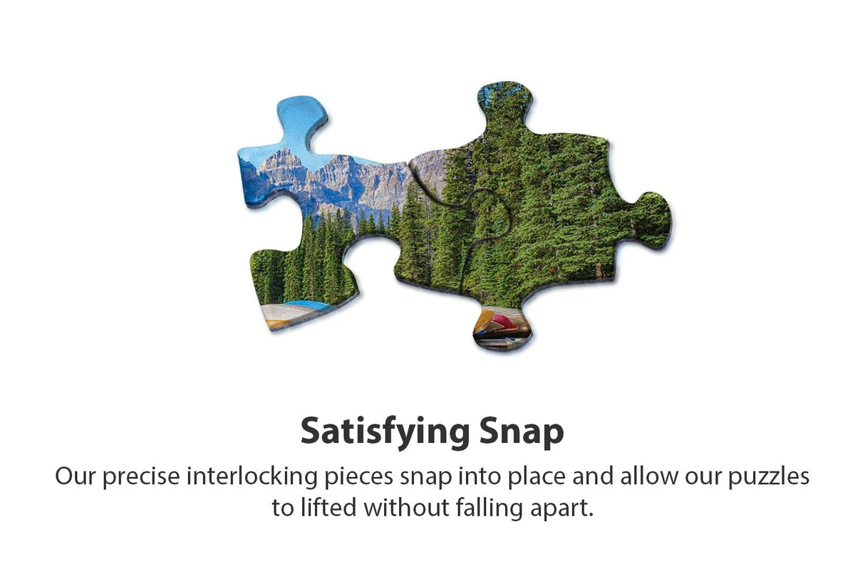 Springbok 1000 Piece Jigsaw Puzzle Calm Canoes