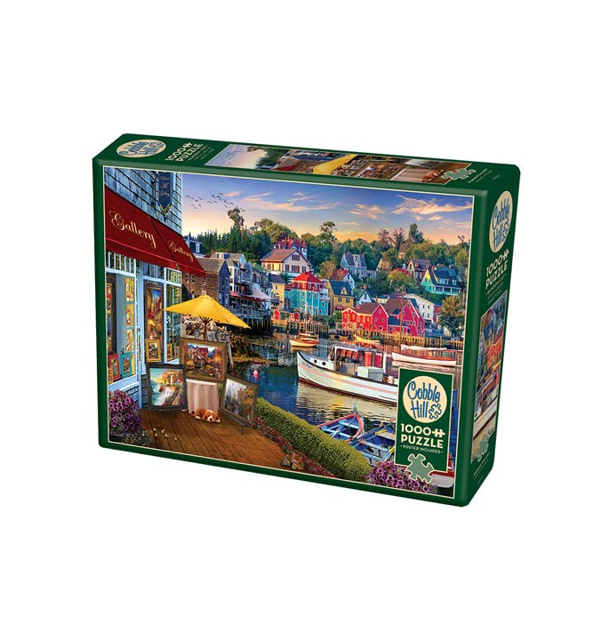 Cobble Hill 1000 Piece Puzzle - Harbor Gallery - Sample Poster Included