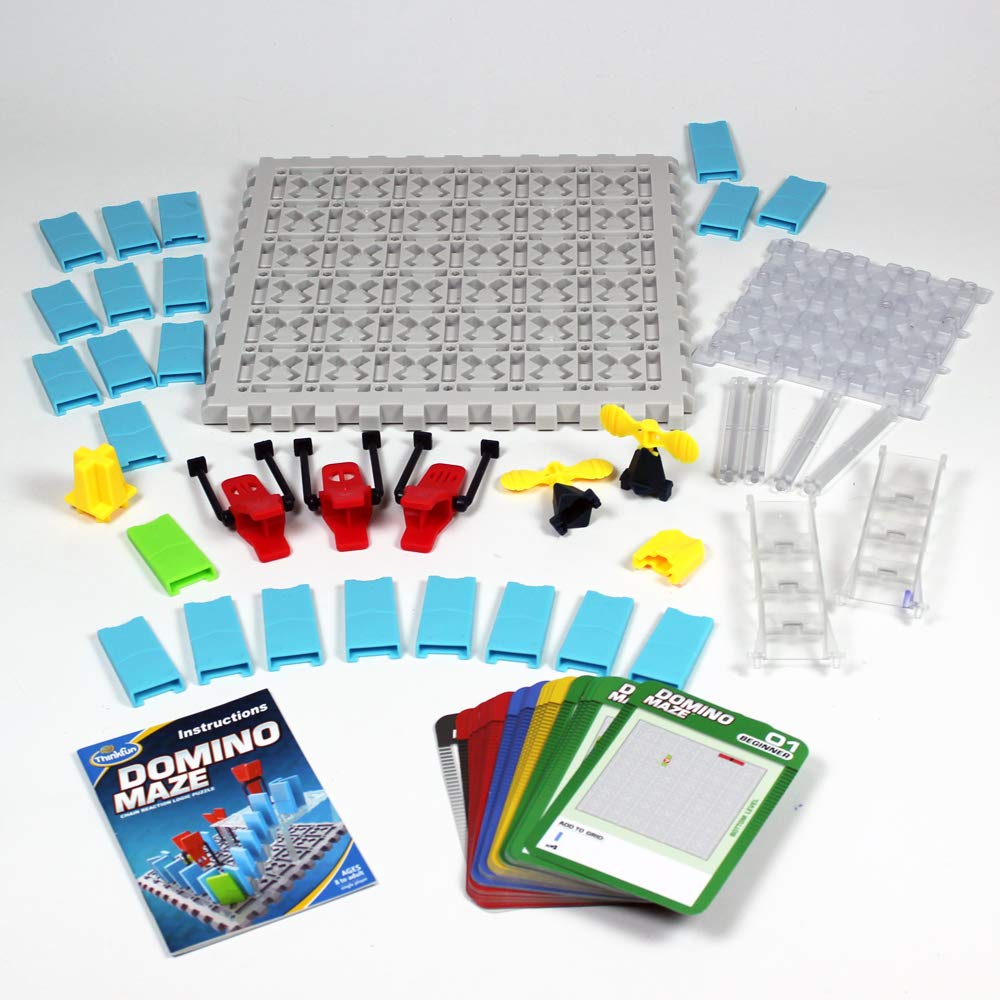 ThinkFun Domino Maze STEM Logic Game - Engaging Brain Teaser for Kids and Adults | Enhances Critical Thinking | Fun and Challenging Puzzle Experience | Age 8 and Up