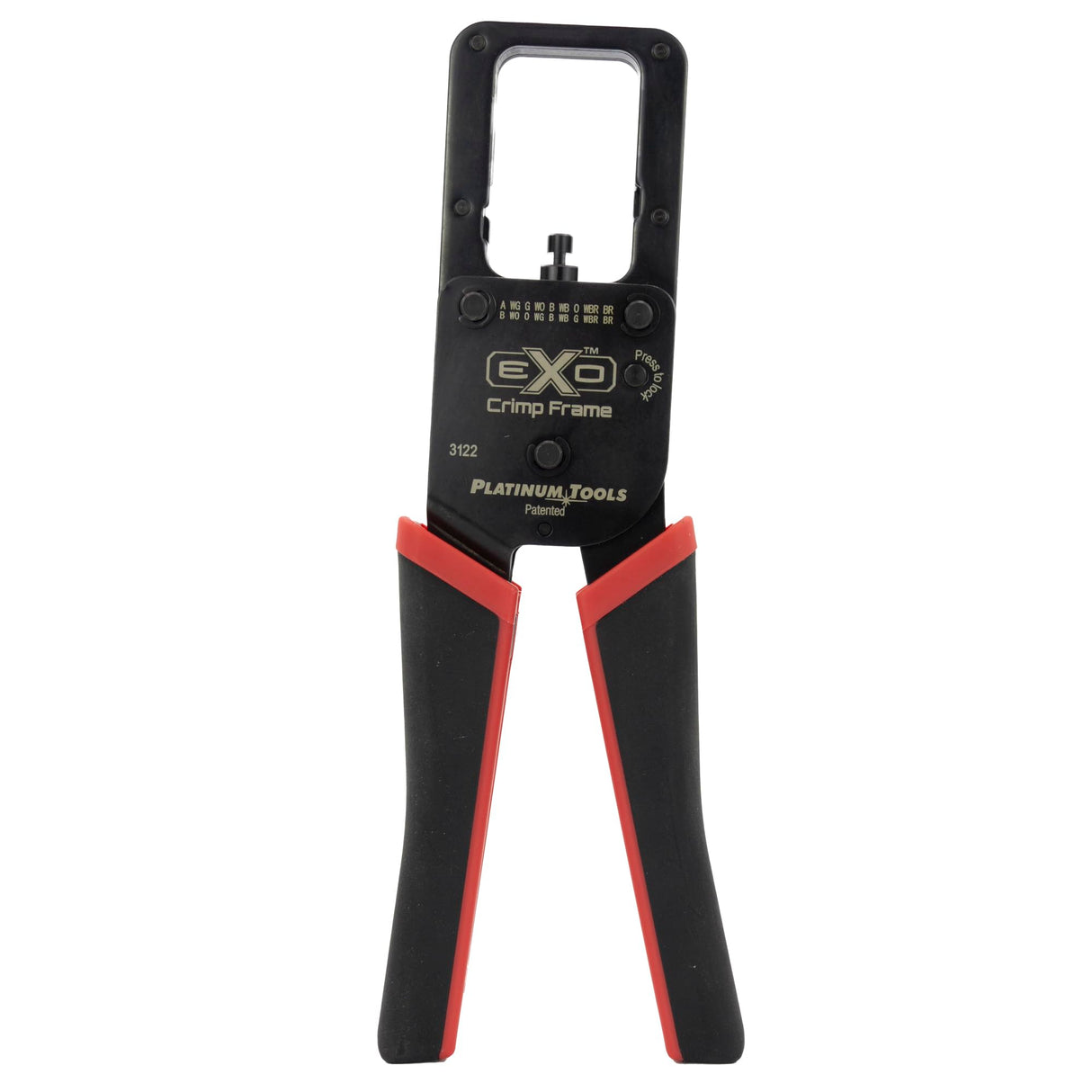 Platinum Tools 100061C EXO Crimp Frame with EXO-EX Die Set for ezEX-RJ45 Connectors