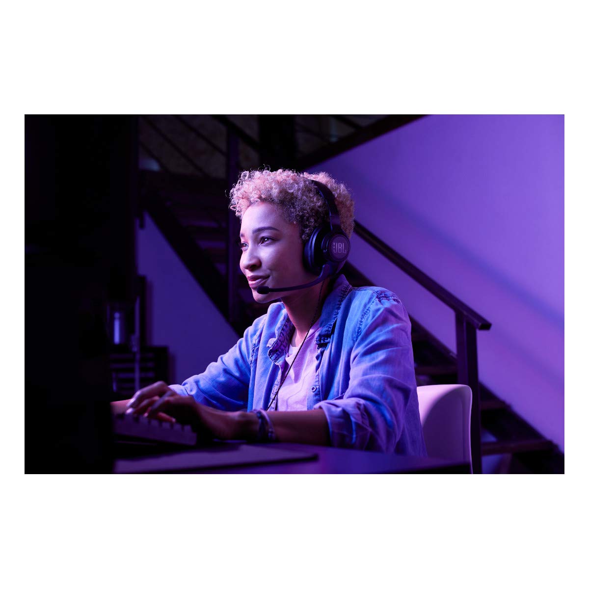 Jbl - Quantum 300 Wired Over Ear Gaming Headset - Black