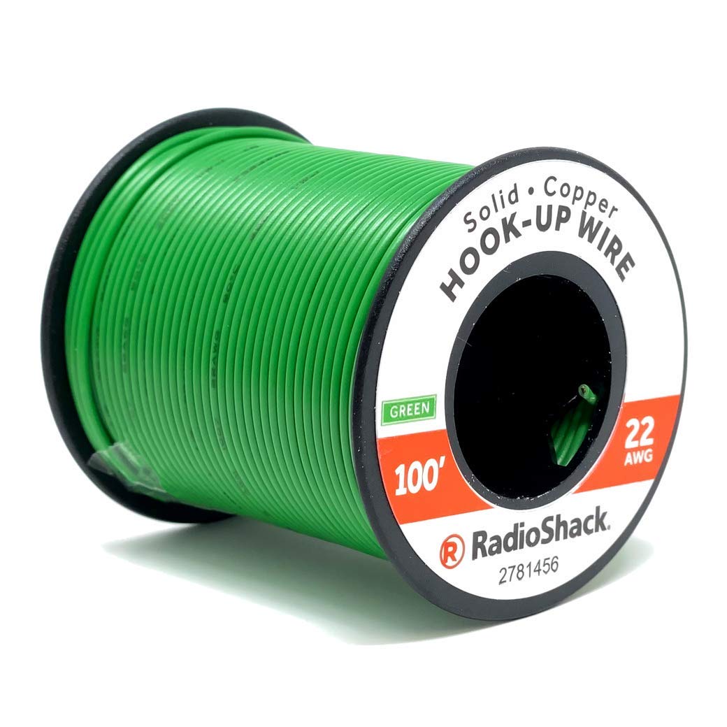 2781455: 22 AWG SOLID COPPER HOOK-UP WIRE - BLACK / 25' - BLACK / 100' - RED /