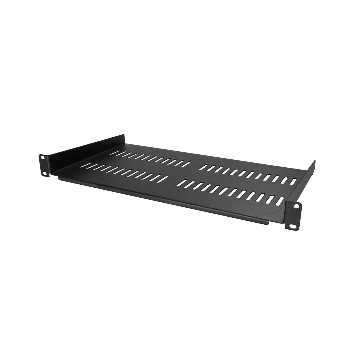 1U Server Rack Shelf - Vented Rack Mount Cantilever Tray for 19" Network Rack & Cabinet, 44lb/20kg, 10" Deep