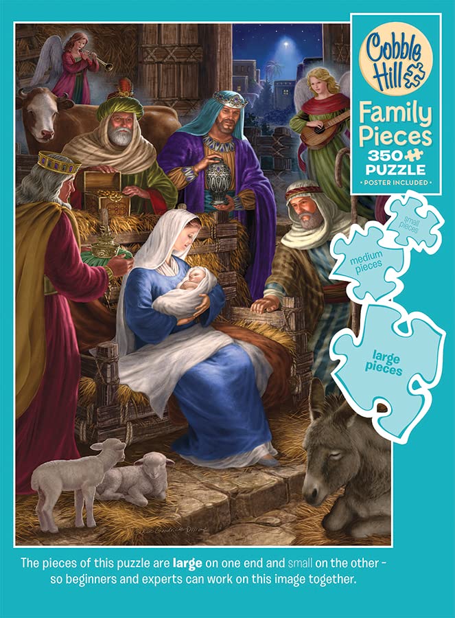 Cobble Hill Holy Night - 350 Piece Family Puzzle