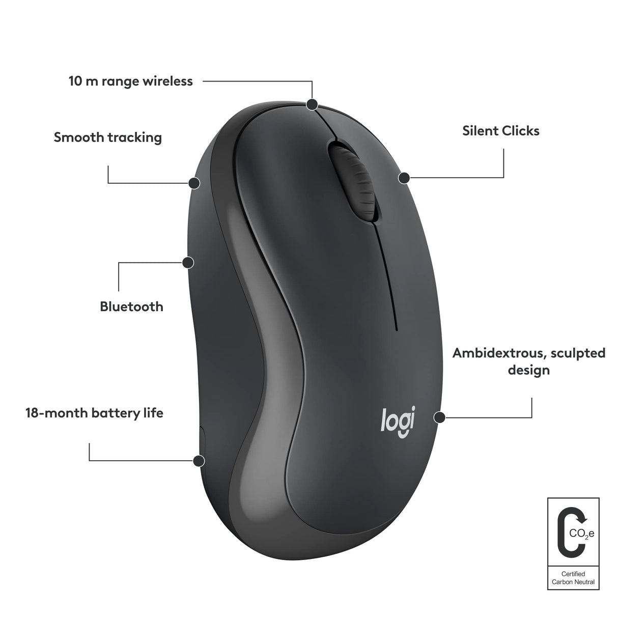 LOGITECH M240 SILENT BLUETOOTH MOUSE