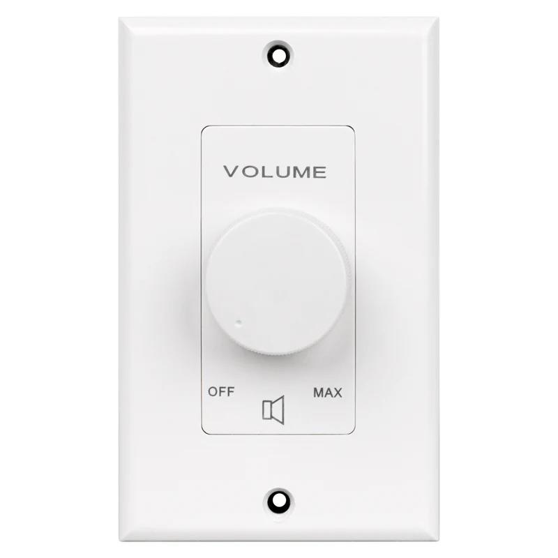 Pure Resonance Audio VC50W 50W Decora 70V Commercial Volume Control - White