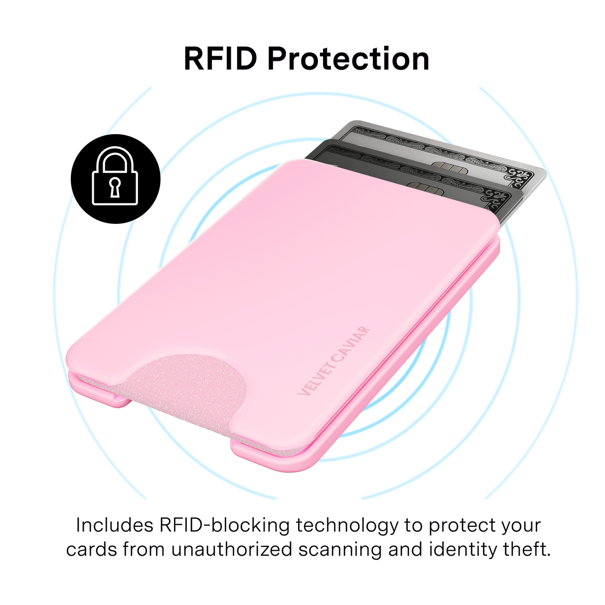 VELVET CAVIAR - Magnetic Phone Wallet- Strawberry Milk